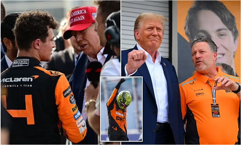 Lando Norris Donald Trump