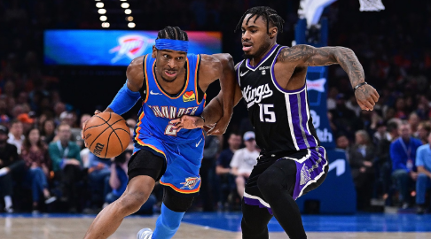 OKC Thunder vs Sacramento Kings match player stats