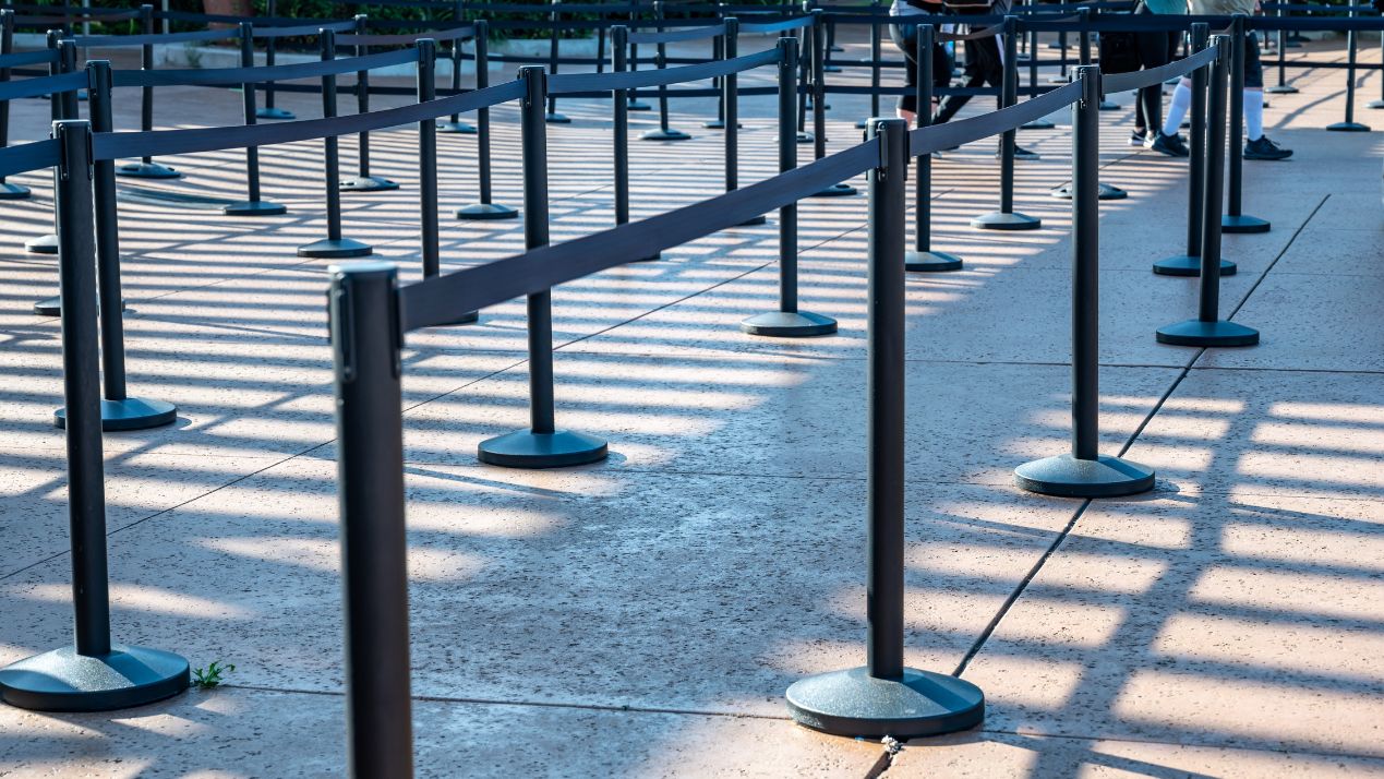 Branded Stanchions