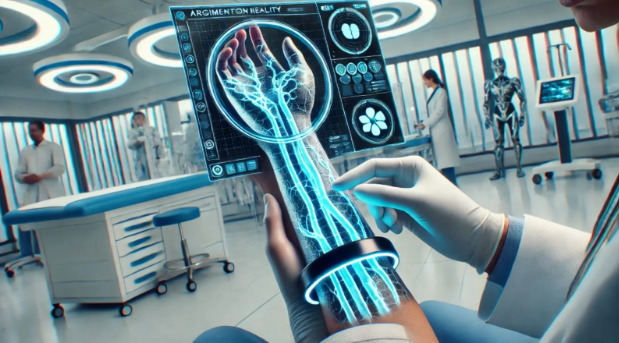 Augmented reality vein finder